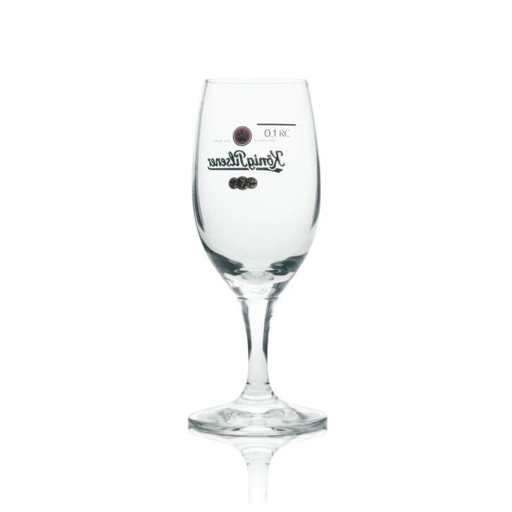 6 verres à bière König Pilsner 0,1 l, forme gobelet, Ritzenhoff