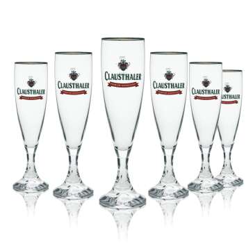 6x Clausthaler verre à bière coupe Premium...