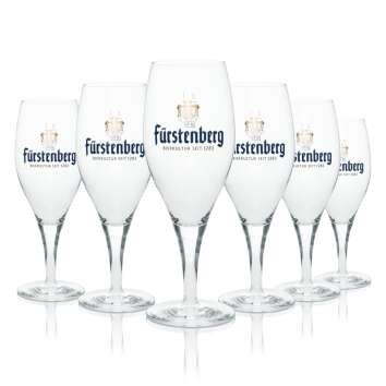 6x Fürstenberg Verre à bière Coupe...