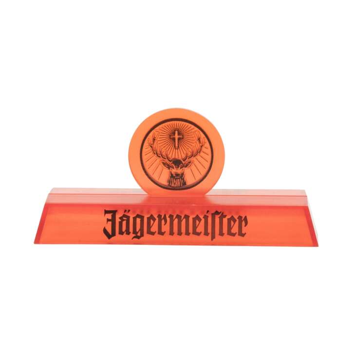 1x Jägermeister Liqueur Présentoir de table Porte-carte Orange