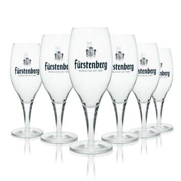 6x Fürstenberg verre à bière 0,4l...