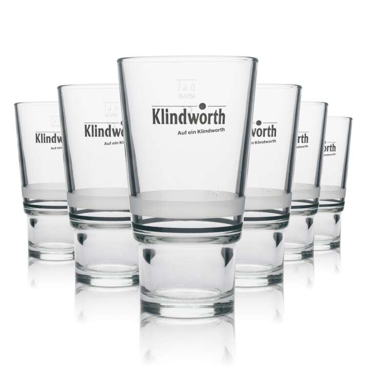 6x Klindworth verre à boisson non alcoolisée Longdrink 400ml rastal