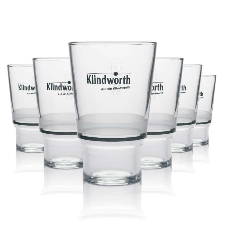 6x Klindworth Softdrinks verre à long drink 200ml rastal