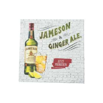 50x Jameson Whiskey Serviettes Ginger Ale Goûter...