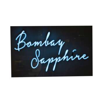 1x Bombay Gin enseigne lumineuse Neon Sign grande