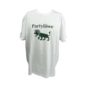 1x Freiberger Bier T-shirt lion de fête blanc/vert XL