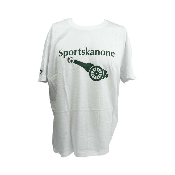 1x Bière des Franches-Montagnes T-shirt Sportskanone blanc/vert XL
