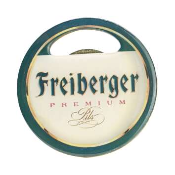 1x Ouvre-bouteille de bière Freiberger rond en...