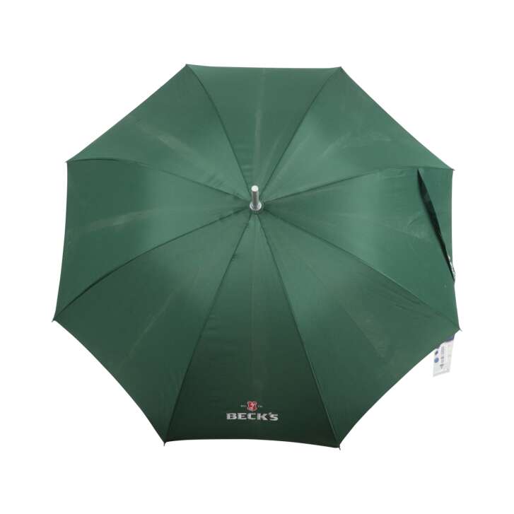 Becks Bière Parapluie Vert Automatique Stable Tempête Parapluie Canne Paire