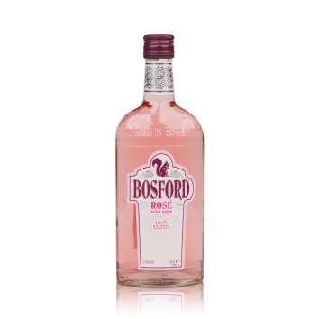 1x Bosford Gin bouteille pleine de rose 0,7l 37,5%