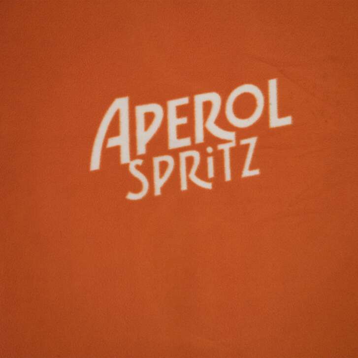 Couverture polaire Aperol Aperitif Orange Bouteilles Logo Pique-nique Hiver