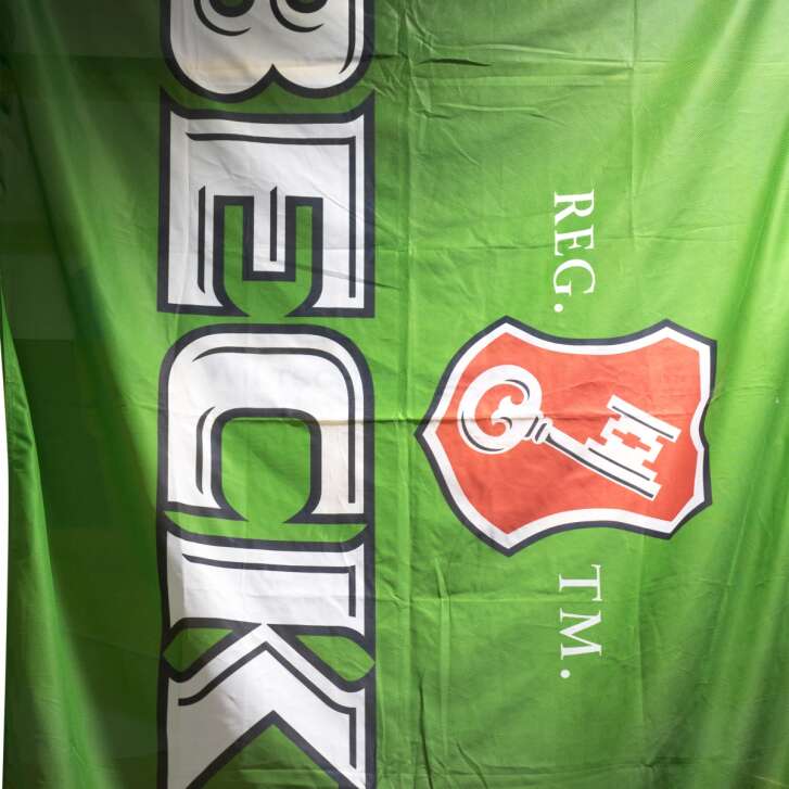 1x drapeau Becks bière vert logo horizontal
