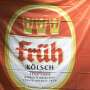 1x drapeau de bière Kölsch tôt rouge banderole or