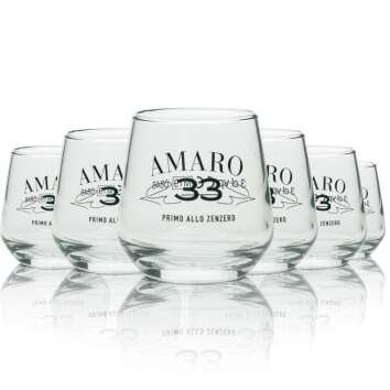 6x Amaro verre à liqueur Primo allo zenzero verre...