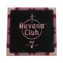 1x Dessous de verre à rhum Havana Club en porcelaine rose/orange