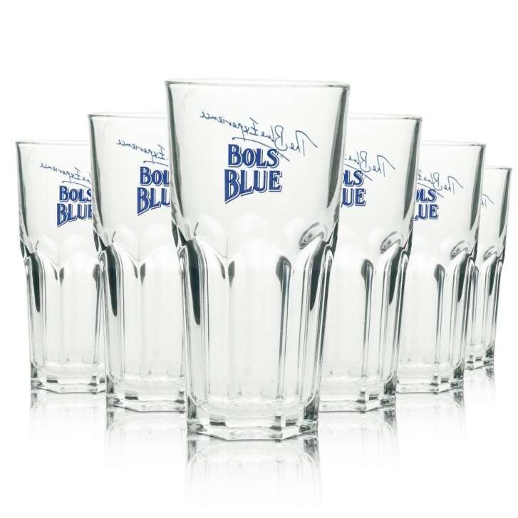 6x Bols verre à liqueur Longdrink the blue Experience