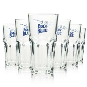 6x Bols verre à liqueur Longdrink the blue Experience