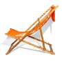 Chaise longue Aperol pliante pour la plage, le jardin, le camping, le mobilier de plage, chaise longue