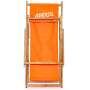 Chaise longue Aperol pliante pour la plage, le jardin, le camping, le mobilier de plage, chaise longue