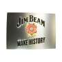 1x Jim Beam Whiskey enseigne lumineuse plexiglas sur plaque aluminium avec support mural