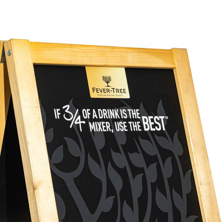 Fever Tree Présentoir A Frame Cadre en bois Tableau noir Tableau pour la restauration