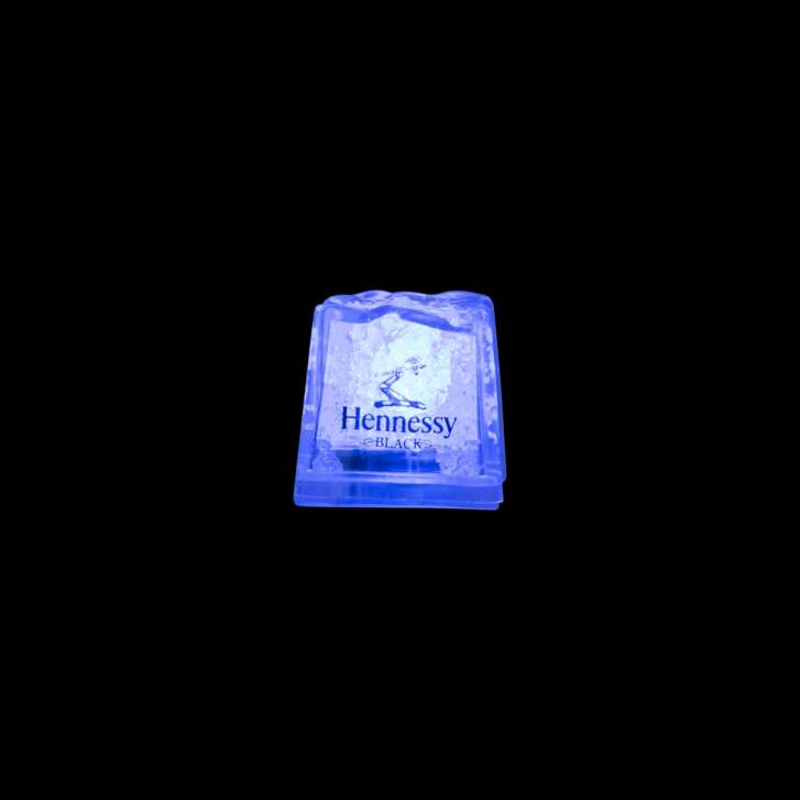 6x Hennessy Black Cognac glaçons plastique LED bleu pierre Whisky Bar Ice