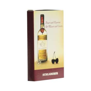 60x Schladerer Allumettes Liqueur Kirsch Logo Rouge...