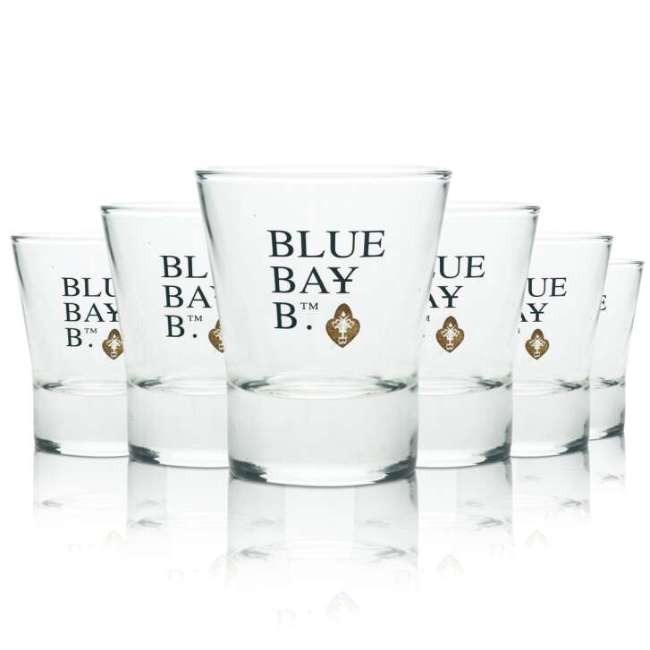 6 Blue Bay B verre à rhum verre à liqueur nouveau