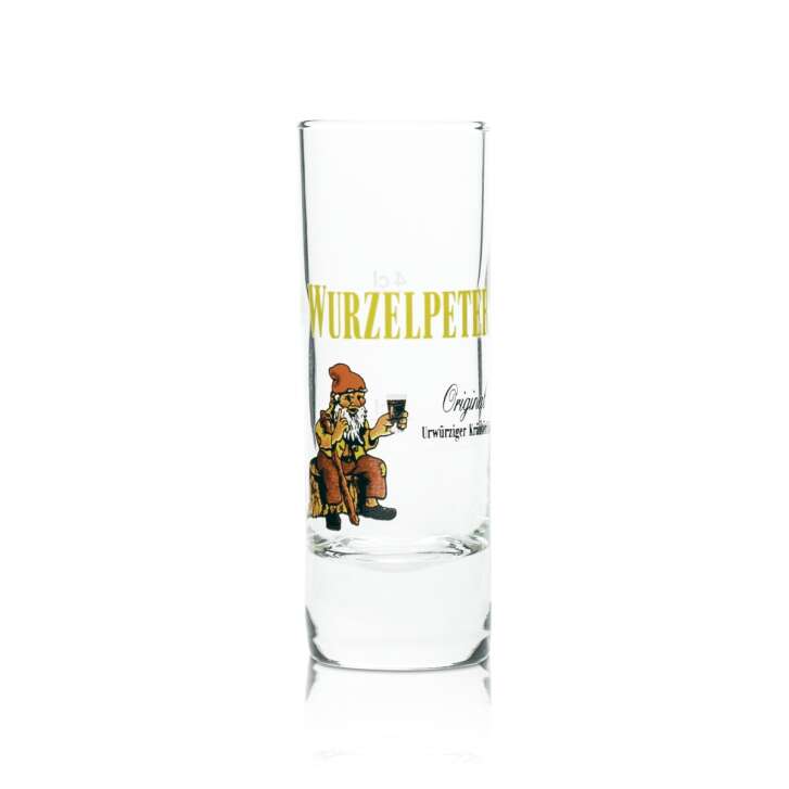 6x verres à liqueur Wurzelpeter 2 cl + 4 cl de schnaps Verres à shot Gastro Bar