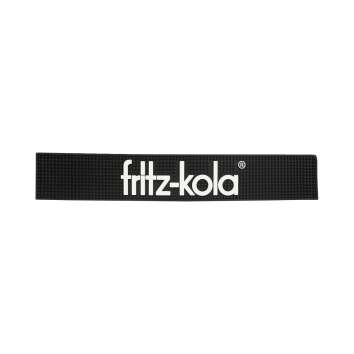 Fritz-Kola Tapis de bar 59x10cm noir Cola Verres Tapis...