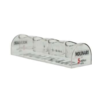 Molinia Extra Sambuca Plateau 4 verres Shot Support...