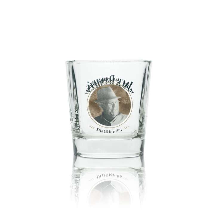 Jack Daniels Whiskey Master Distiller Verre Tumbler Lem Tolley No. 3 Verres Rar