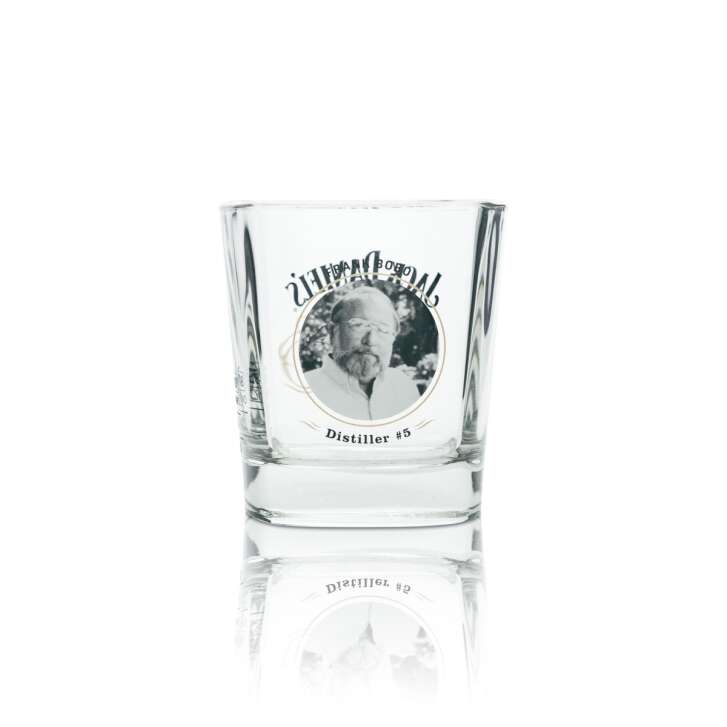 Jack Daniels Whiskey Master Distiller Verre Tumbler Frank Bodo No. 5 Verres Rar