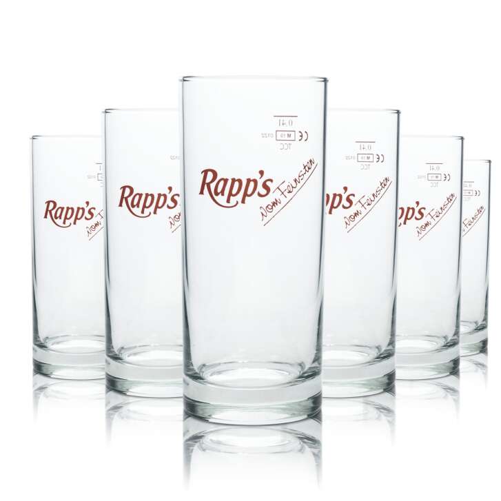 6x Rapps Saft verre à long drink 0,4l Amsterdam gobelet verres à cocktail verre à boire