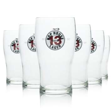 6x Guinness Hop House 13 verre à bière 0,3l...