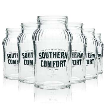6x Southern Comfort verre à whisky Mason Jar 330ml...