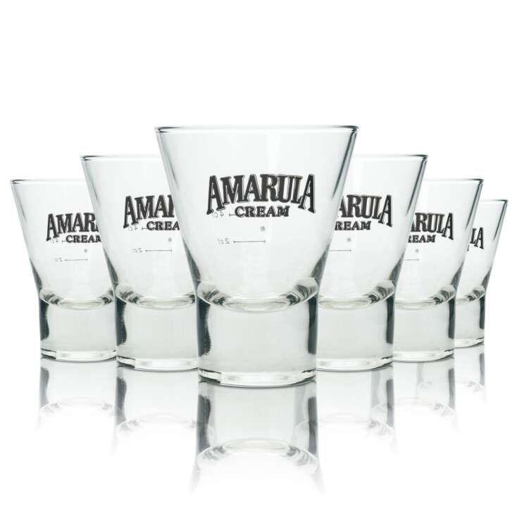 6x Amarula Cream verre 0,1l liqueur tumbler verres à eau de vie 2cl 4cl cocktail lourd