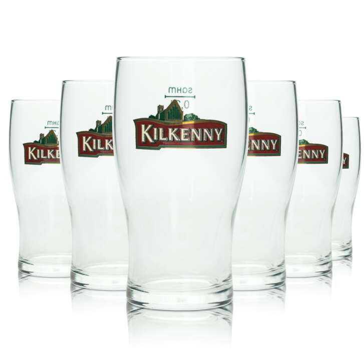 6x Kilkenny Verre à bière 0,2l Tulipe Sahm Verres à pils Cider Pint Willi Tulipe