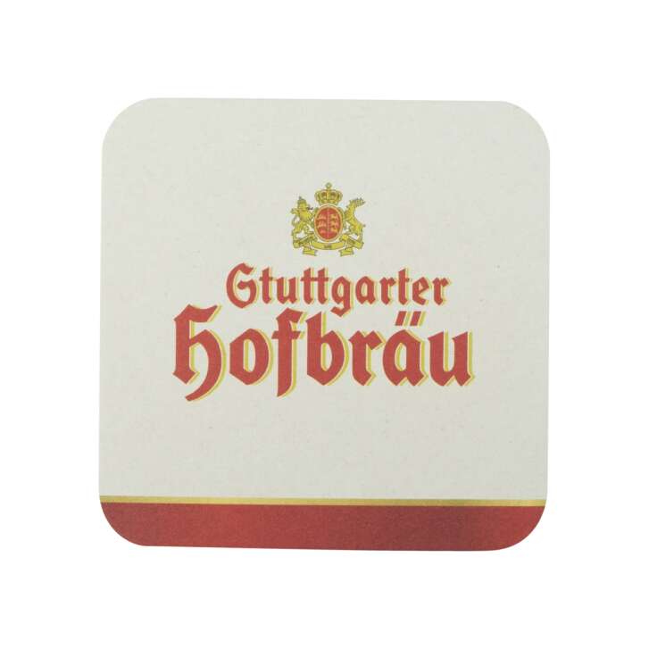 70x Stuttgarter Hofbräu sous-bocks 10x10cm dessous de verre Gastro blanc