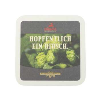 80x Hirschbräu sous-bocks de bière 10x10cm...