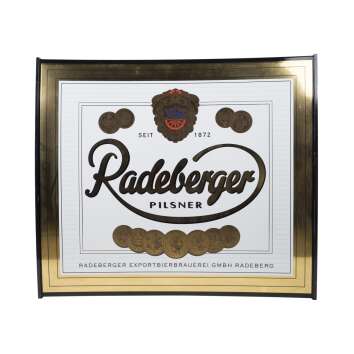 Bière Radeberger Plaque de tôle 70x65cm...