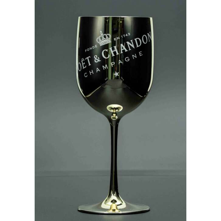 1x Moet Chandon Champagne verre acrylique or plastique