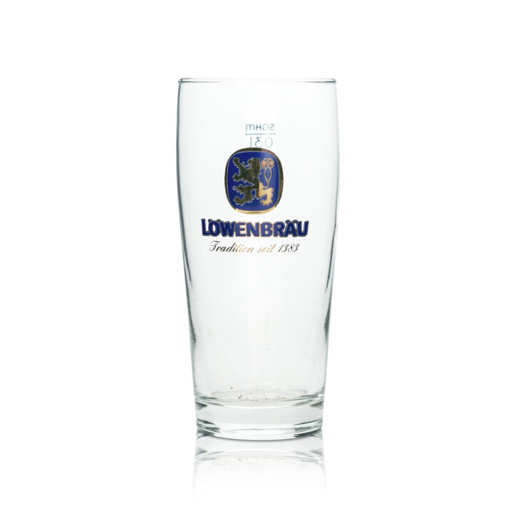 6 verres à bière Löwenbräu 0,3 l Becher Sahm Willi Verres Pils Helles Export Brasserie