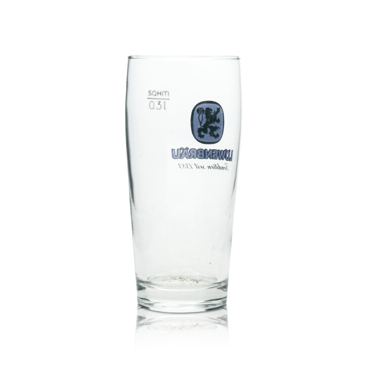 6 verres à bière Löwenbräu 0,3 l Becher Sahm Willi Verres Pils Helles Export Brasserie