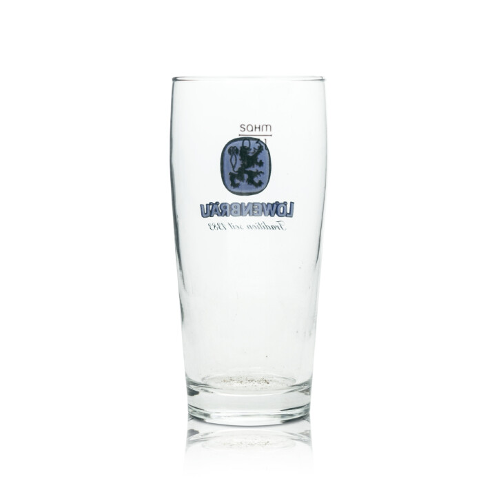 6 verres à bière Löwenbräu 0,3 l Becher Sahm Willi Verres Pils Helles Export Brasserie