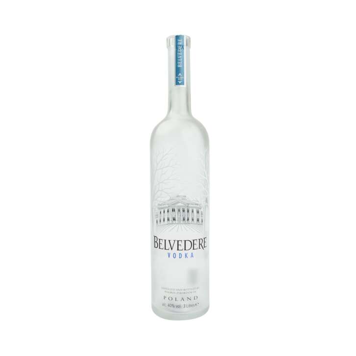 Belvedere Vodka 3l bouteille vide avec lampe déco LED tirelire Empty Bottle Bar