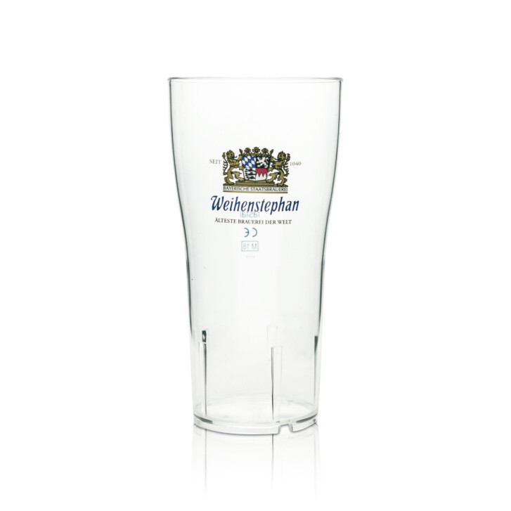 6 verres à bière Weihenstephan 0,5 l en plastique réutilisable Rastal Festival Bar