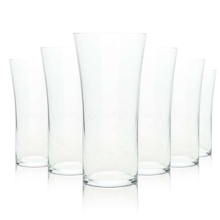 6x Vöslauer Wasser Glas 0,25l Gobelet Rastal Gastro Verres Hôtel Eau minérale