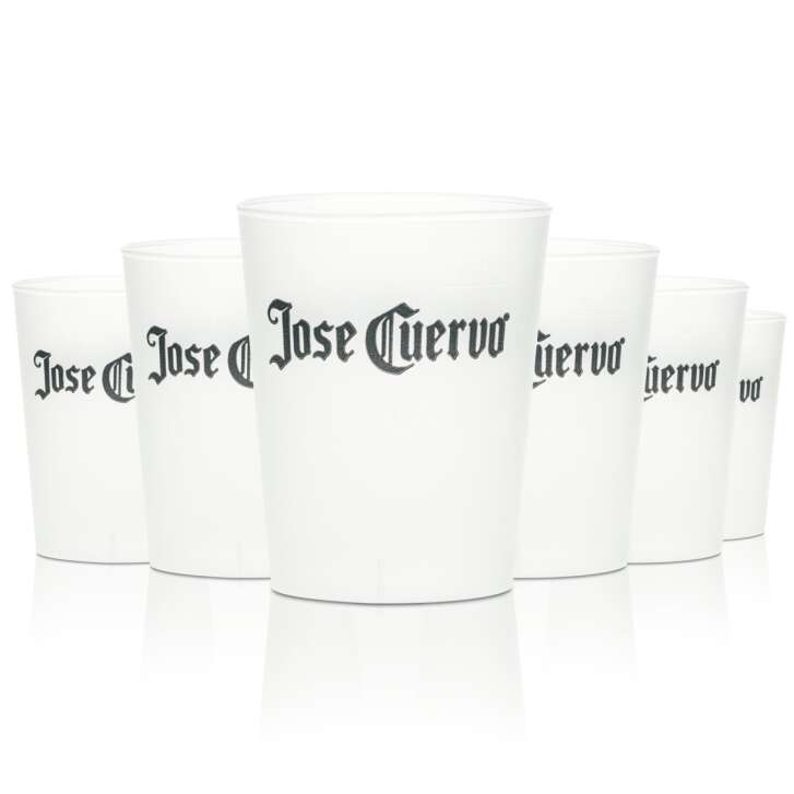 50x Jose Cuervo Tequila Gobelets réutilisables 4cl Shot Verres à liqueur en plastique