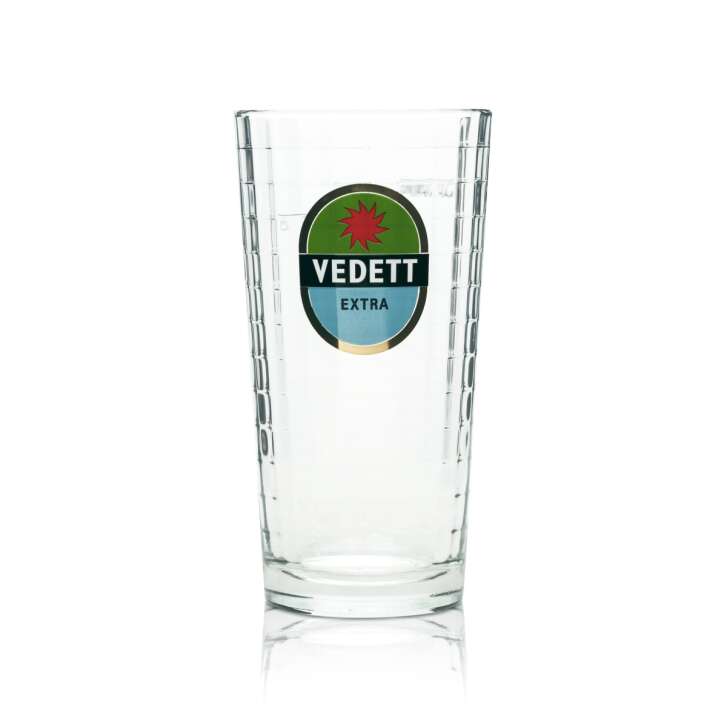 Vedett Verre à bière 0,25l Gobelet "Extra" vert Verres à relief Bière Belgique HALF PINT